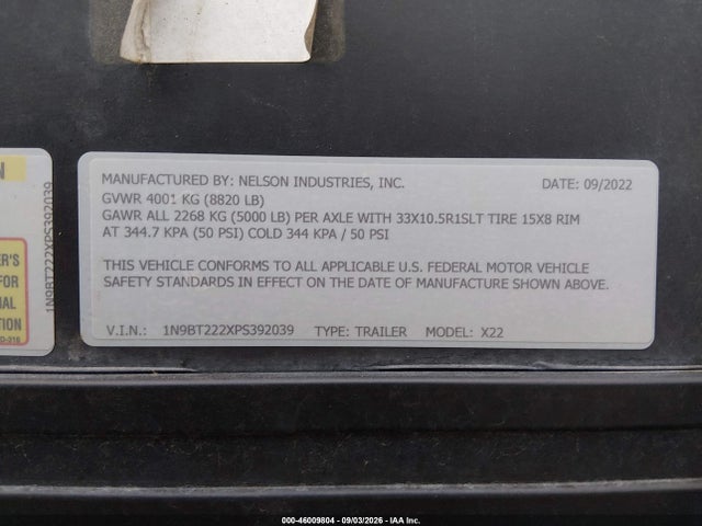 Imperial Xplorerv X22 2023 1N9BT222XPS392039 Image 9