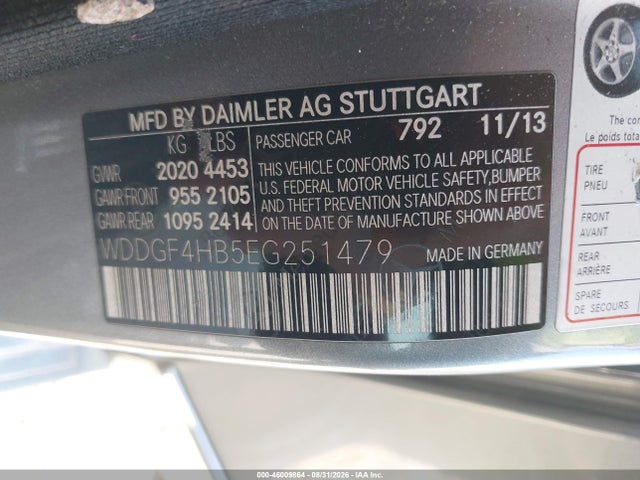 Продаж на аукціоні авто 2014 Mercedes-benz C 250 Luxury, vin: WDDGF4HB5EG251479, номер лоту: 46009864
