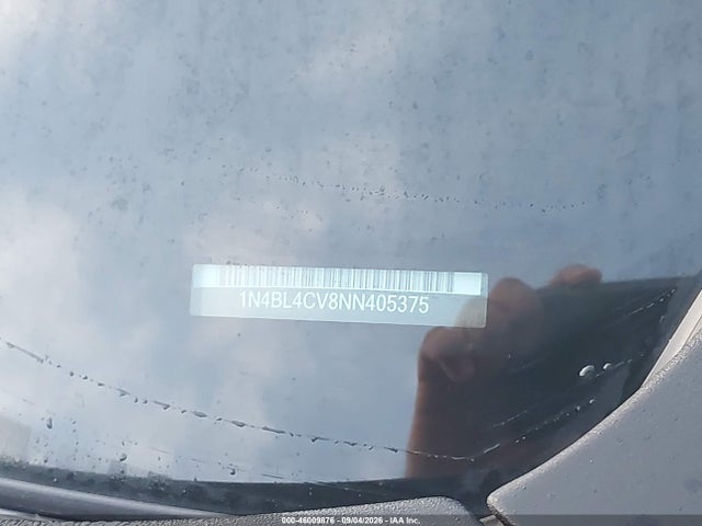 Продаж на аукціоні авто 2022 Nissan Altima Sr Fwd, vin: 1N4BL4CV8NN405375, номер лоту: 46009876