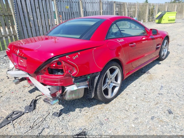2011 Mercedes-benz Sl 550 მანქანა იყიდება აუქციონზე, vin: WDBSK7BA2BF162129, აუქციონის ნომერი: 46009878