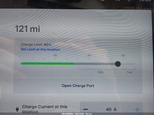 46009893 :رقم المزاد ، 5YJSA1CN1DFP25780 vin ، 2013 Tesla Model S مزاد بيع