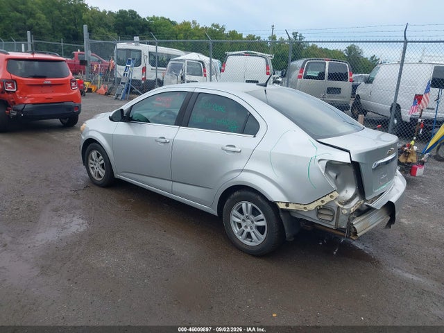 2014 Chevrolet Sonic Lt Auto მანქანა იყიდება აუქციონზე, vin: 1G1JC5SH0E4168936, აუქციონის ნომერი: 46009897