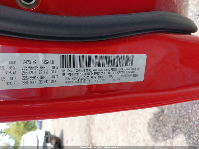 Продаж на аукціоні авто 2018 Dodge Journey Crossroad, vin: 3C4PDCGG9JT215873, номер лоту: 46009924