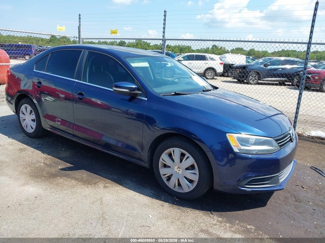 2013 Volkswagen Jetta 2.5l Se მანქანა იყიდება აუქციონზე, vin: 3VWDP7AJ1DM407595, აუქციონის ნომერი: 46009980
