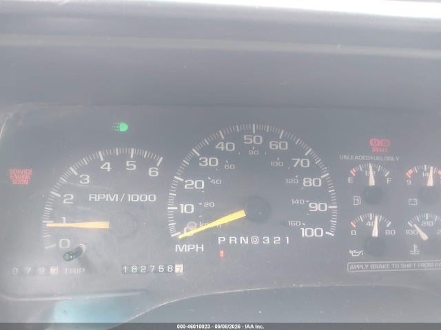 46010023 :رقم المزاد ، 2GCEK19R2V1263254 vin ، 1997 Chevrolet K1500 Fleetside مزاد بيع