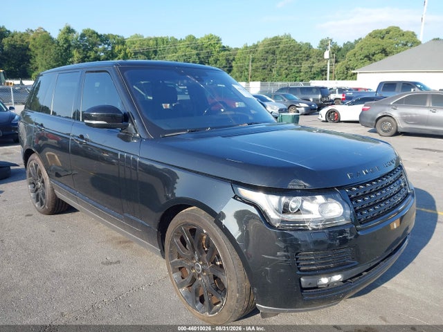 Auction sale of the 2016 Land Rover Range Rover 3.0l V6 Supercharged Hse, vin: SALGS2VF2GA257045, lot number: 46010026