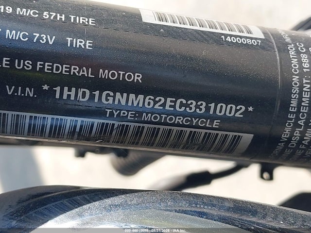Продаж на аукціоні авто 2014 Harley-davidson Fxdl Dyna Low Rider, vin: 1HD1GNM62EC331002, номер лоту: 46010088