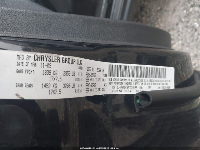 2010 Jeep Grand Cherokee Laredo მანქანა იყიდება აუქციონზე, vin: 1J4PR4GK3AC120159, აუქციონის ნომერი: 46010101