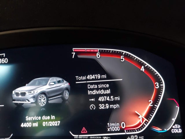 Продажа на аукционе авто 2022 Bmw X4 Xdrive30i, vin: 5UX33DT03N9J53805, номер лота: 46010107