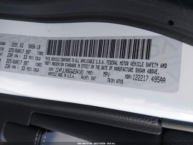 1C4PJLAB6GW234101 Jeep Cherokee Sport