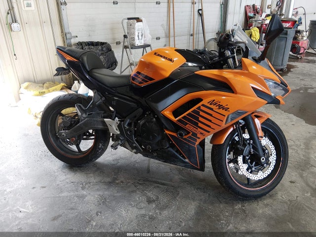2025 Kawasaki Ex650 P მანქანა იყიდება აუქციონზე, vin: ML5EXEP10SDAE0113, აუქციონის ნომერი: 46010226