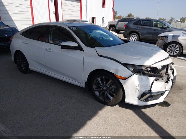 46010328 :رقم المزاد ، 19XFC1F31LE219795 vin ، 2020 Honda Civic Ex مزاد بيع