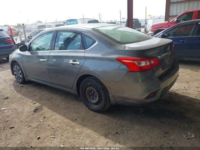 46010376 :رقم المزاد ، 3N1AB7AP8HY281360 vin ، 2017 Nissan Sentra S مزاد بيع