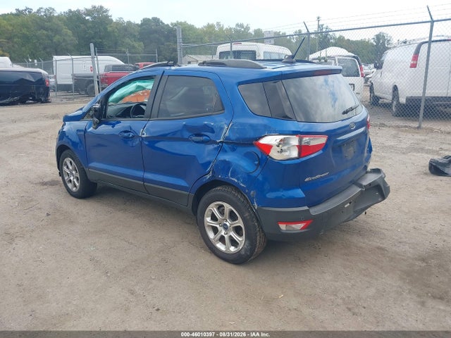 2018 Ford Ecosport Se მანქანა იყიდება აუქციონზე, vin: MAJ3P1TE4JC158899, აუქციონის ნომერი: 46010397