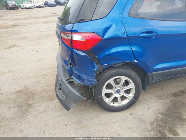 2018 Ford Ecosport Se მანქანა იყიდება აუქციონზე, vin: MAJ3P1TE4JC158899, აუქციონის ნომერი: 46010397