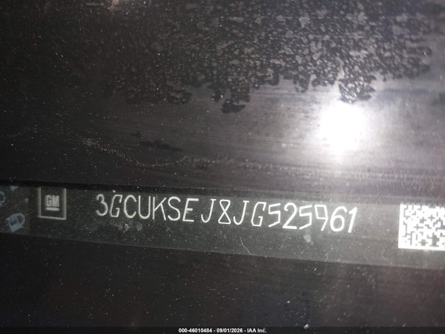 46010484 :رقم المزاد ، 3GCUKSEJ8JG525961 vin ، 2018 Chevrolet Silverado 1500 2lz مزاد بيع