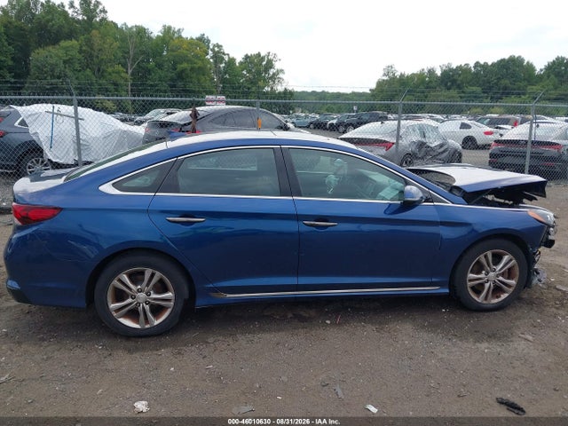 2018 Hyundai Sonata Sport+ მანქანა იყიდება აუქციონზე, vin: 5NPE34AF2JH709640, აუქციონის ნომერი: 46010630