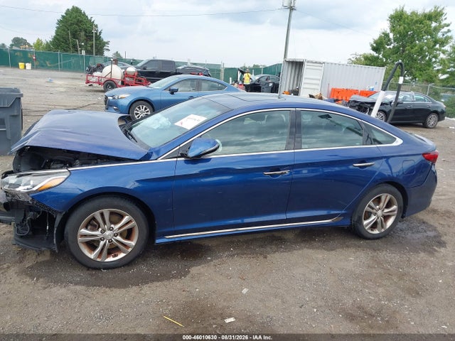 2018 Hyundai Sonata Sport+ მანქანა იყიდება აუქციონზე, vin: 5NPE34AF2JH709640, აუქციონის ნომერი: 46010630