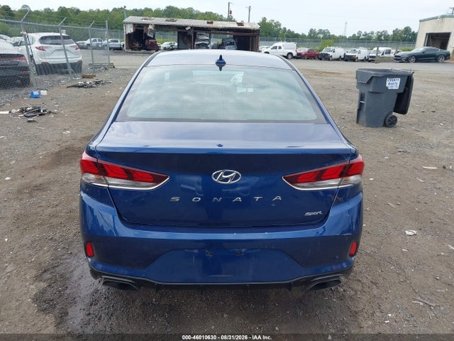 2018 Hyundai Sonata Sport+ მანქანა იყიდება აუქციონზე, vin: 5NPE34AF2JH709640, აუქციონის ნომერი: 46010630