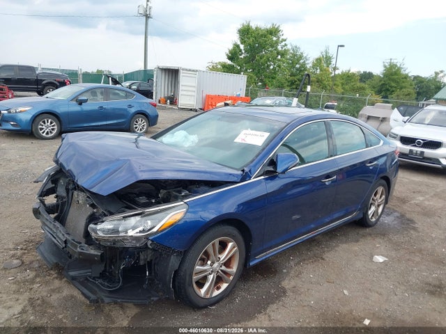 2018 Hyundai Sonata Sport+ მანქანა იყიდება აუქციონზე, vin: 5NPE34AF2JH709640, აუქციონის ნომერი: 46010630