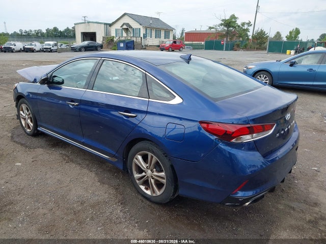 2018 Hyundai Sonata Sport+ მანქანა იყიდება აუქციონზე, vin: 5NPE34AF2JH709640, აუქციონის ნომერი: 46010630