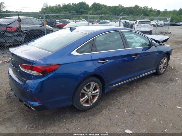 2018 Hyundai Sonata Sport+ მანქანა იყიდება აუქციონზე, vin: 5NPE34AF2JH709640, აუქციონის ნომერი: 46010630