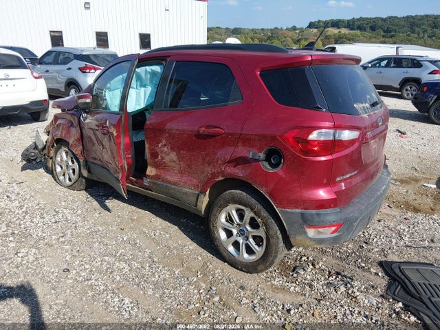 2018 Ford Ecosport Se მანქანა იყიდება აუქციონზე, vin: MAJ3P1TE3JC200043, აუქციონის ნომერი: 46010682