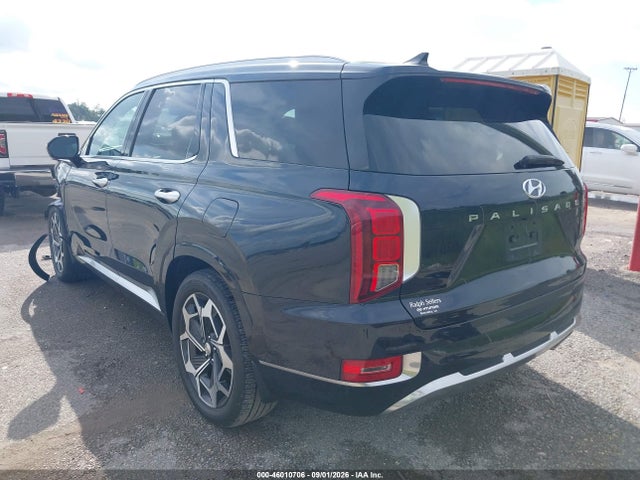 2022 Hyundai Palisade Calligraphy მანქანა იყიდება აუქციონზე, vin: KM8R74HE7NU448208, აუქციონის ნომერი: 46010706