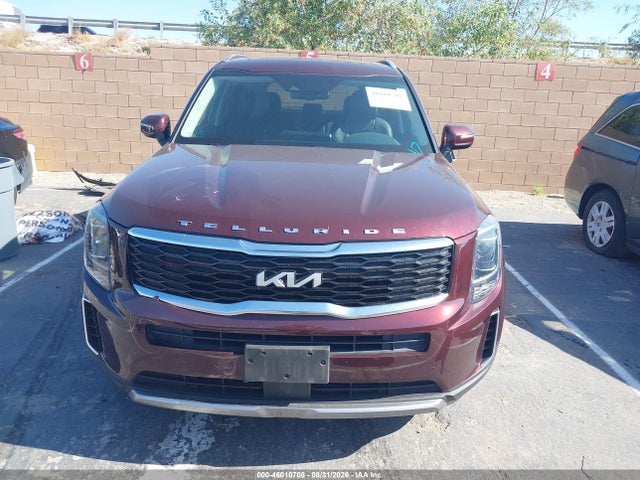 46010708 :رقم المزاد ، 5XYP34HC2NG263880 vin ، 2022 Kia Telluride Ex مزاد بيع