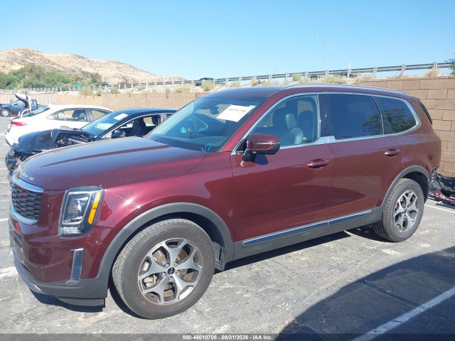 46010708 :رقم المزاد ، 5XYP34HC2NG263880 vin ، 2022 Kia Telluride Ex مزاد بيع
