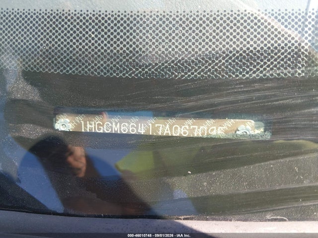 Aukcja sprzedaży 2007 Honda Accord Sdn Lx Se, vin: 1HGCM66417A067095, numer aukcji: 46010748