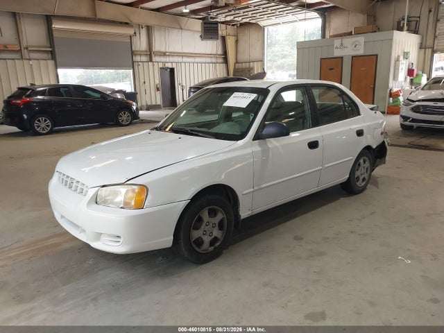 Продаж на аукціоні авто 2002 Hyundai Accent Gl, vin: KMHCG45C82U306342, номер лоту: 46010815