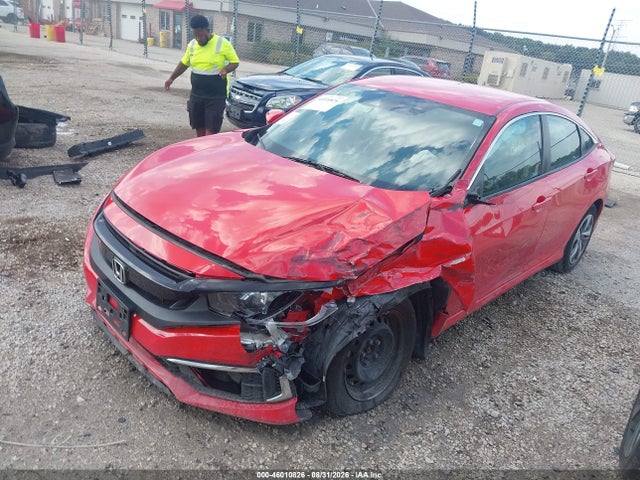 2019 Honda Civic Lx მანქანა იყიდება აუქციონზე, vin: 2HGFC2F68KH563015, აუქციონის ნომერი: 46010826