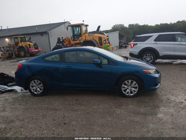 2012 Honda Civic Lx მანქანა იყიდება აუქციონზე, vin: 2HGFG3B54CH500972, აუქციონის ნომერი: 46010845