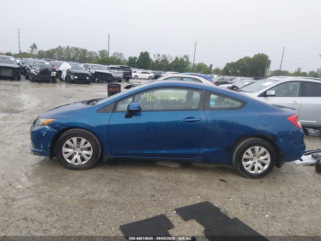 2012 Honda Civic Lx მანქანა იყიდება აუქციონზე, vin: 2HGFG3B54CH500972, აუქციონის ნომერი: 46010845