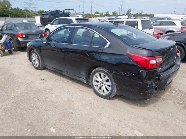 Aukcja sprzedaży 2016 Subaru Legacy 2.5i Premium, vin: 4S3BNAH67G3039301, numer aukcji: 46010974