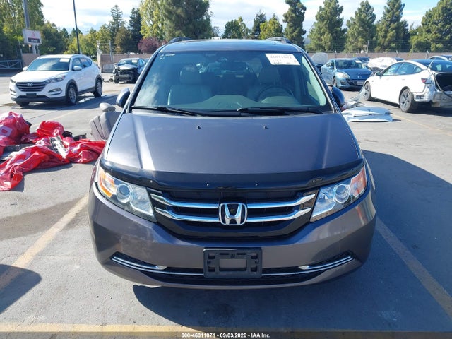 46011071 :رقم المزاد ، 5FNRL5H68FB005946 vin ، 2015 Honda Odyssey Ex-l مزاد بيع