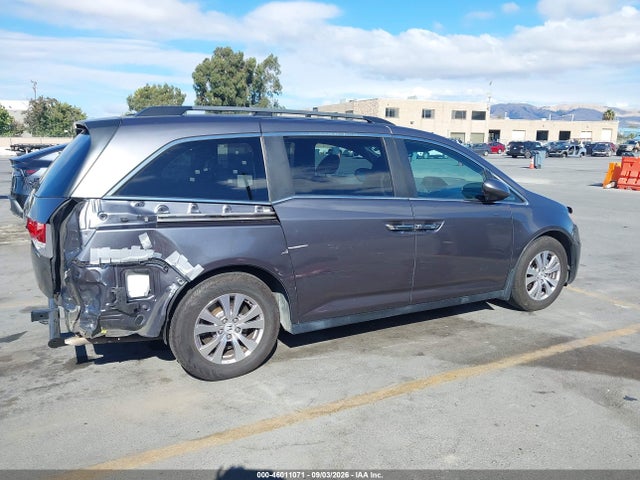 46011071 :رقم المزاد ، 5FNRL5H68FB005946 vin ، 2015 Honda Odyssey Ex-l مزاد بيع