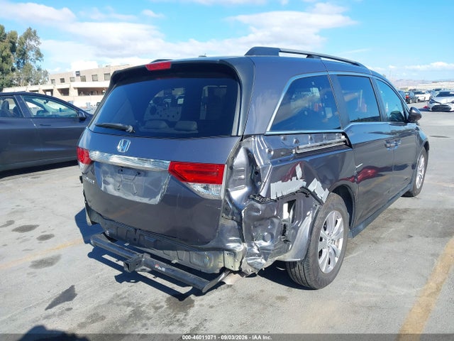 46011071 :رقم المزاد ، 5FNRL5H68FB005946 vin ، 2015 Honda Odyssey Ex-l مزاد بيع