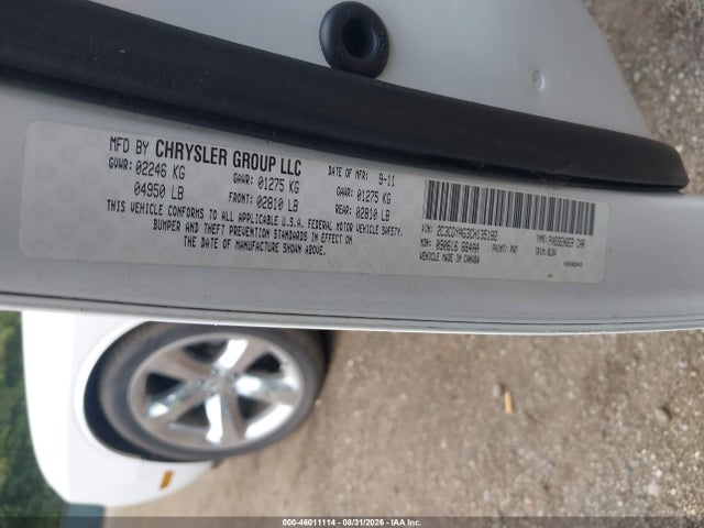 Aukcja sprzedaży 2012 Dodge Challenger Sxt, vin: 2C3CDYAG3CH135182, numer aukcji: 46011114