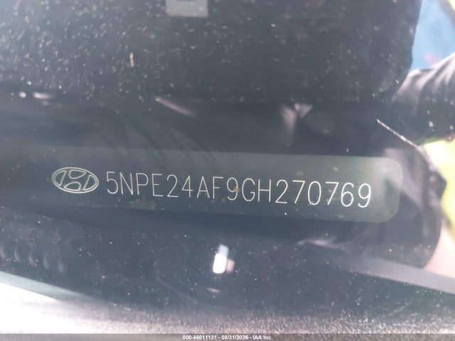 2016 Hyundai Sonata Se მანქანა იყიდება აუქციონზე, vin: 5NPE24AF9GH270769, აუქციონის ნომერი: 46011131
