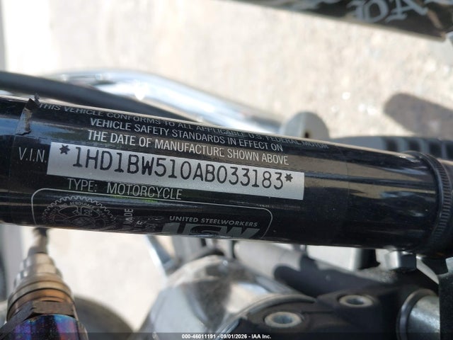 Продаж на аукціоні авто 2010 Harley-davidson Flstc, vin: 1HD1BW510AB033183, номер лоту: 46011191