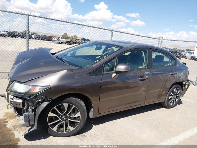 2013 Honda Civic Ex მანქანა იყიდება აუქციონზე, vin: 2HGFB2F84DH544761, აუქციონის ნომერი: 46011222