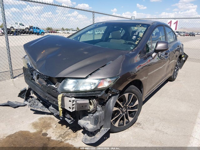 2013 Honda Civic Ex მანქანა იყიდება აუქციონზე, vin: 2HGFB2F84DH544761, აუქციონის ნომერი: 46011222