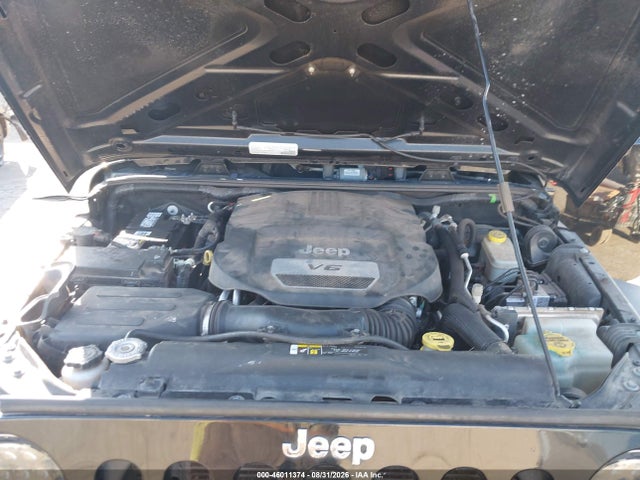 46011374 :رقم المزاد ، 1C4AJWAGXHL586684 vin ، 2017 Jeep Wrangler Sport 4x4 مزاد بيع