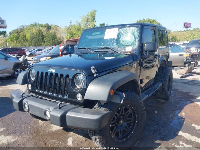 46011374 :رقم المزاد ، 1C4AJWAGXHL586684 vin ، 2017 Jeep Wrangler Sport 4x4 مزاد بيع