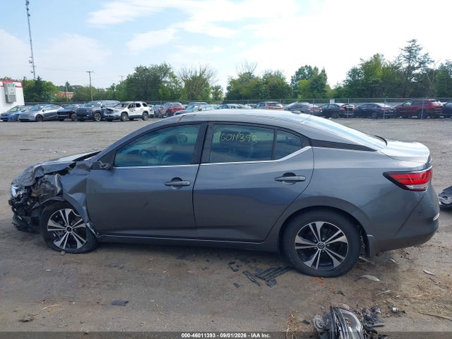 2021 Nissan Sentra Sv Xtronic Cvt მანქანა იყიდება აუქციონზე, vin: 3N1AB8CV3MY267636, აუქციონის ნომერი: 46011393