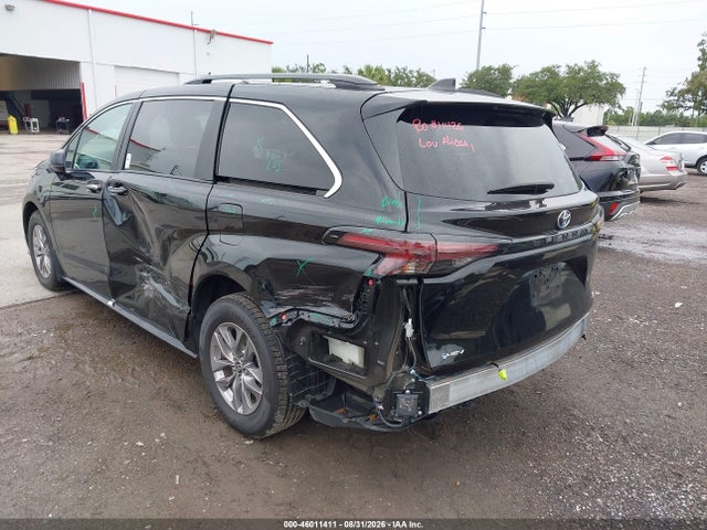 46011411 :رقم المزاد ، 5TDYRKEC1SS289249 vin ، 2025 Toyota Sienna Xle مزاد بيع