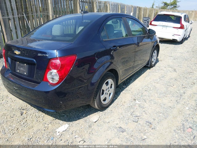 Продаж на аукціоні авто 2015 Chevrolet Sonic Ls Auto, vin: 1G1JA5SH7F4164373, номер лоту: 46011413