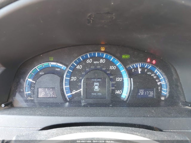 2012 Toyota Camry Hybrid Xle მანქანა იყიდება აუქციონზე, vin: 4T1BD1FK9CU022132, აუქციონის ნომერი: 46011466